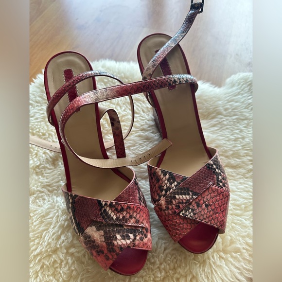 Longchamp Shoes - Longchamp - brand new - Lace-up wedge sandals